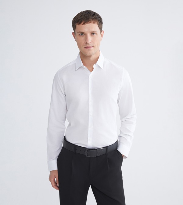 LC Waikiki  Shirts - White Long Sleeves