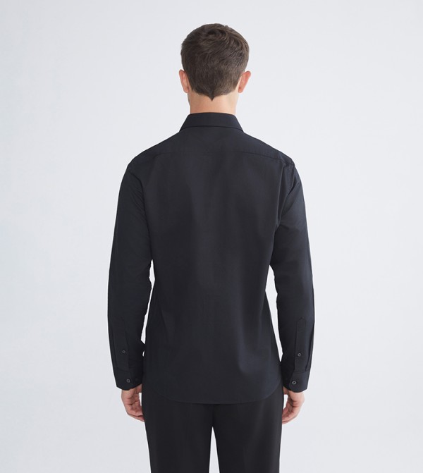 LC Waikiki  Shirts - Black Long Sleeves