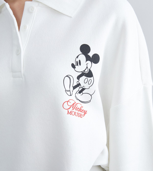 LC Waikiki  Hoodies & Sweatshirts - White Sweatshirts