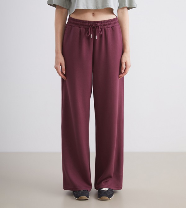 LC Waikiki  Sportswear - Burgundy Track Pants & Joggers