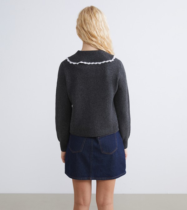 اٍل سي واي كيكي  بلوزات - فحمي Casual Tops