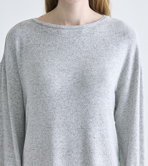 LC Waikiki  Clothing - Grey Long Sleeve T-Shirts