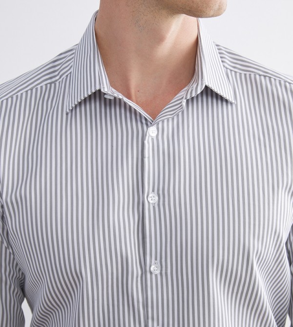 LC Waikiki  Shirts - Grey Long Sleeves