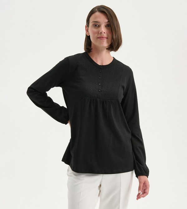 LC Waikiki LC Waikiki - Black Casual Tops