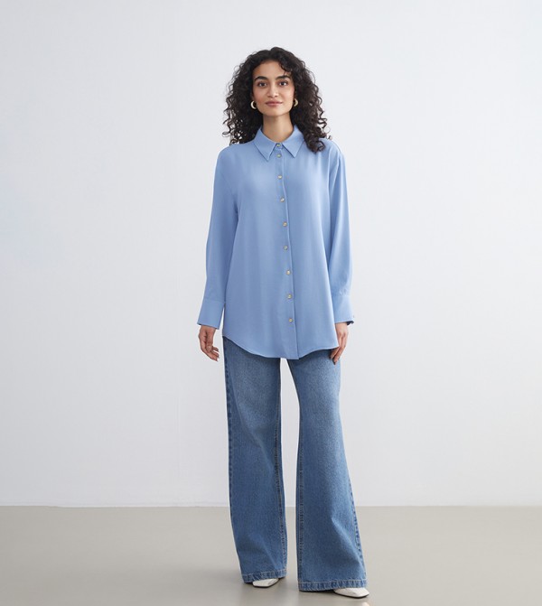 LC Waikiki  Shirts - Blue Shirts