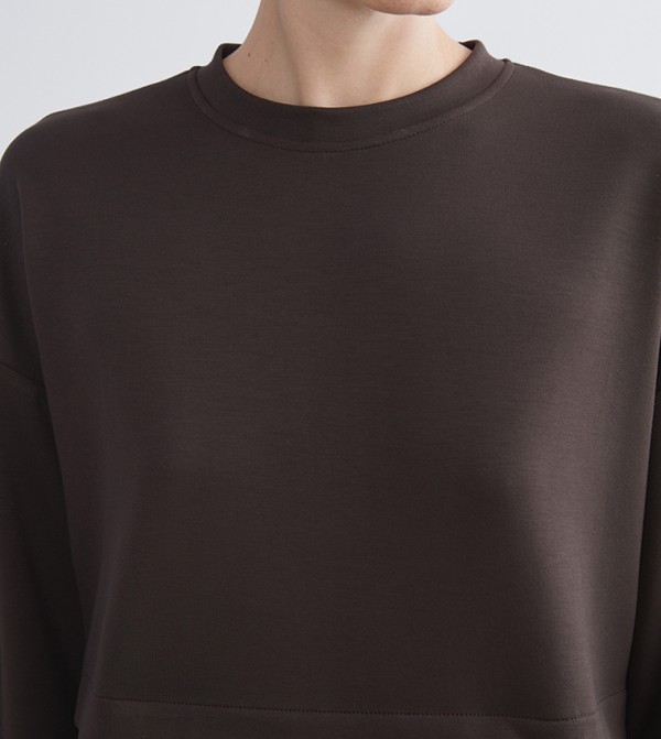 LC Waikiki  Hoodies & Sweatshirts - Brown Sweatshirts