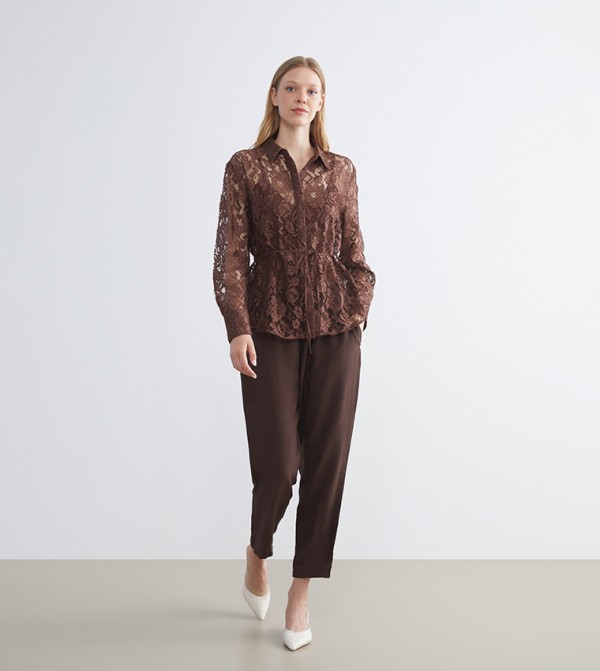 LC Waikiki  Shirts - Brown Shirts