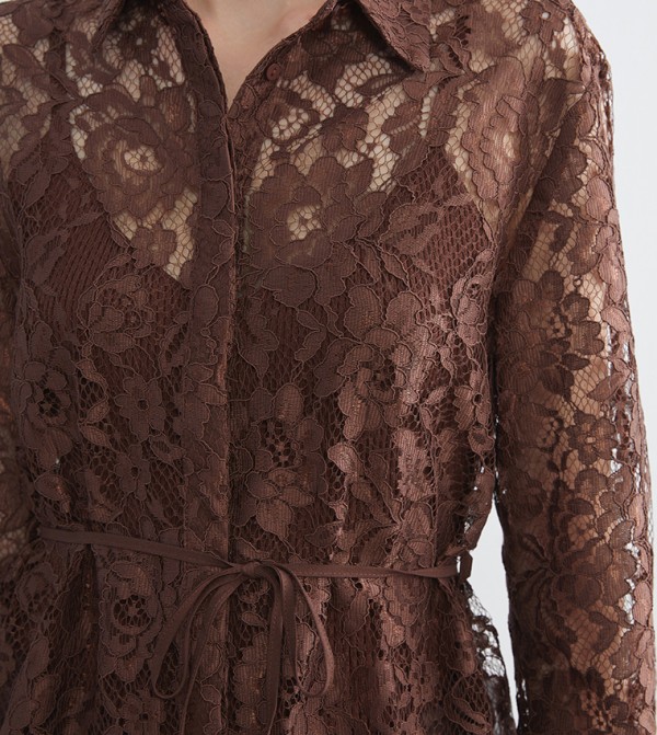 LC Waikiki  Shirts - Brown Shirts