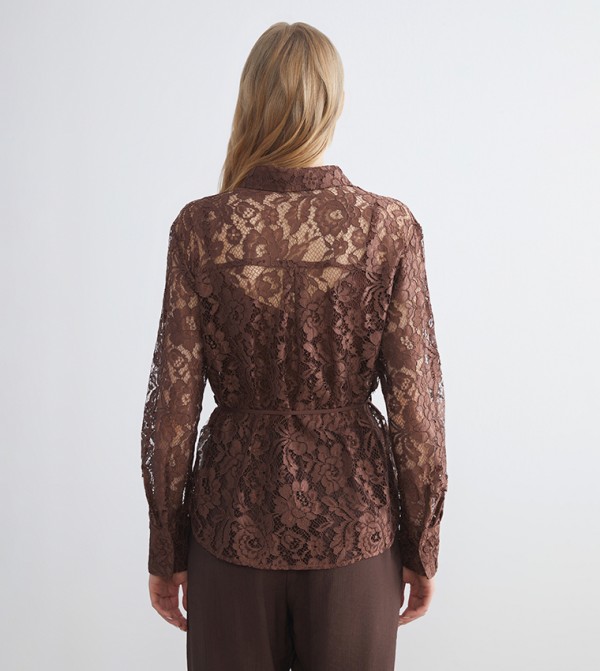 LC Waikiki  Shirts - Brown Shirts