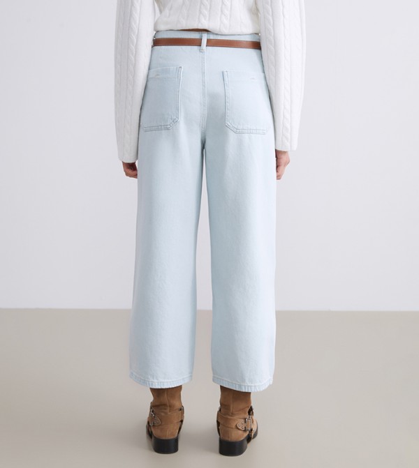 اٍل سي واي كيكي بناطيل جينز - أزرق Wide Leg Jeans