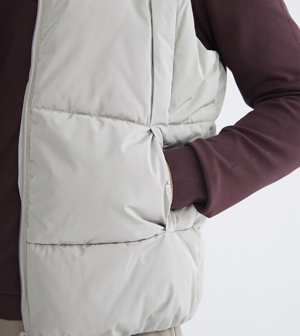 LC Waikiki  Jackets & Coats - Beige Puffer Jackets