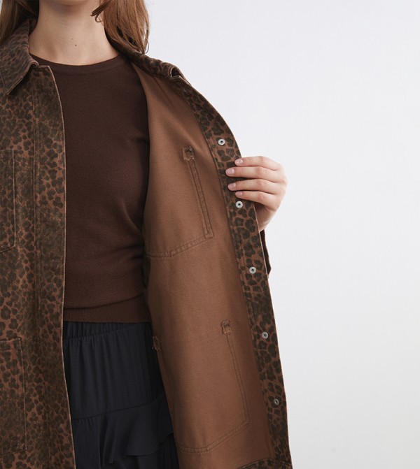 اٍل سي واي كيكي جاكيتات ومعاطف - بني جاكيتات كاجوال