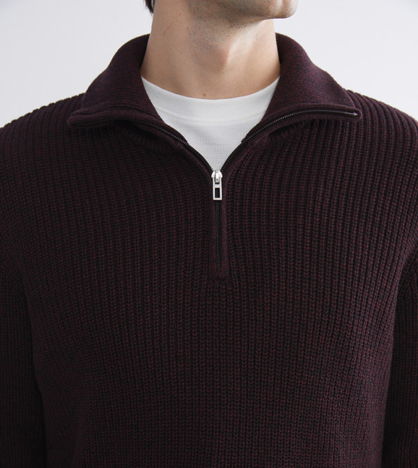 LC Waikiki Sweaters & Cardigans - Maroon Sweaters