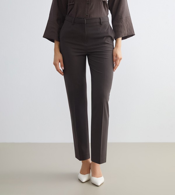 اٍل سي واي كيكي  بناطيل وليقنز - بني داكن بنطال كاجوال