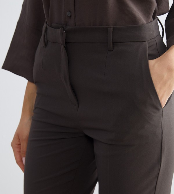 اٍل سي واي كيكي  بناطيل وليقنز - بني داكن بنطال كاجوال