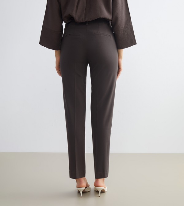 اٍل سي واي كيكي  بناطيل وليقنز - بني داكن بنطال كاجوال