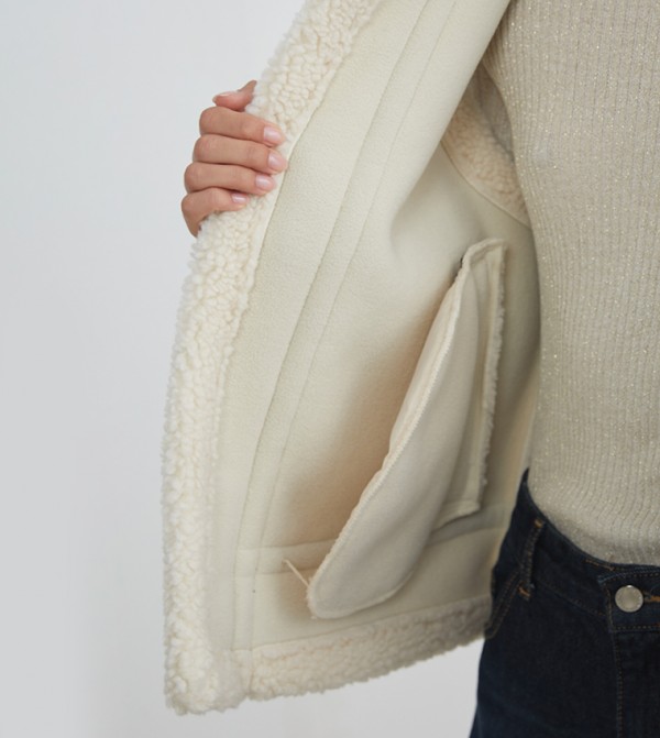 LC Waikiki Clothing - White Casual Jackets