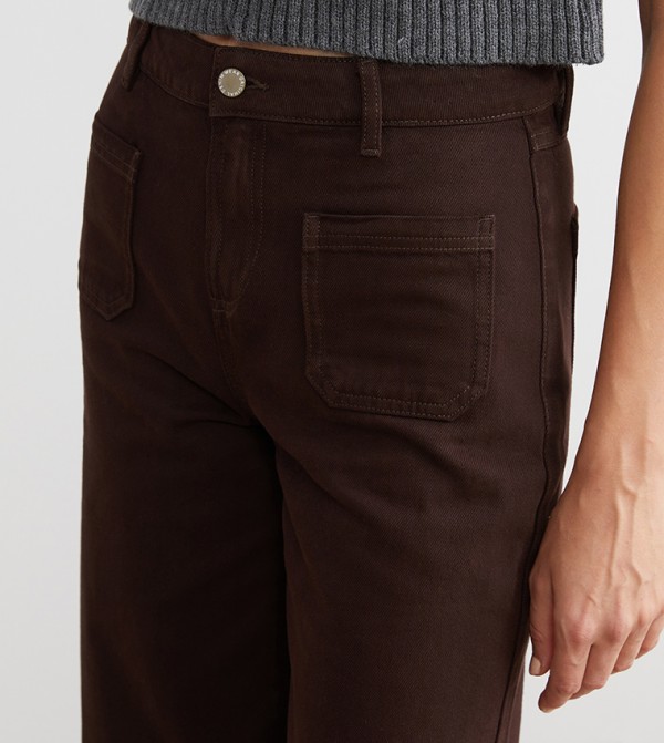 اٍل سي واي كيكي ﻦﺳﺍﺀ - بني  Wide Leg Jeans