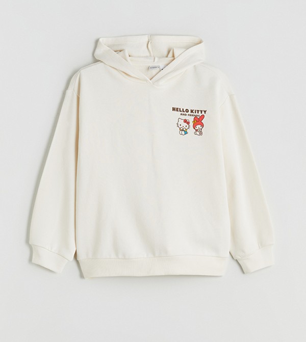 LC Waikiki Winterwear & Outerwear - Ecru Hoodies