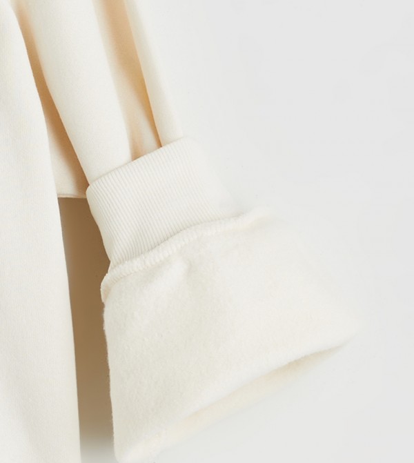 LC Waikiki Winterwear & Outerwear - Ecru Hoodies