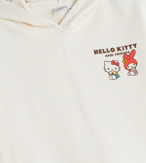 LC Waikiki Winterwear & Outerwear - Ecru Hoodies