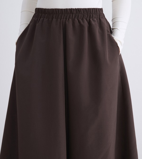 LC Waikiki  Skirts - Brown Midi Skirts