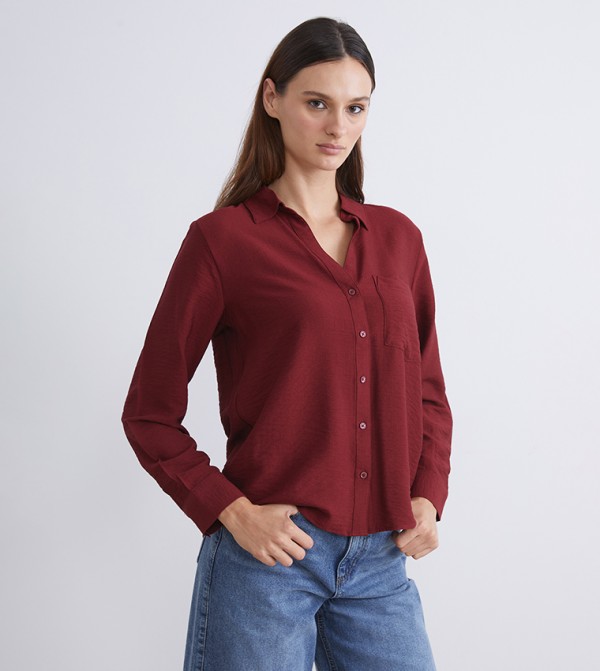 اٍل سي واي كيكي  بلوزات - أحمر قمصان