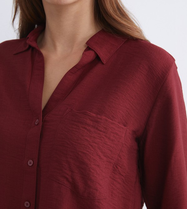 اٍل سي واي كيكي  بلوزات - أحمر قمصان