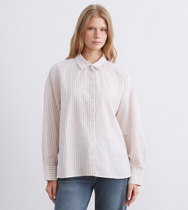 LC Waikiki  Shirts - Beige Shirts