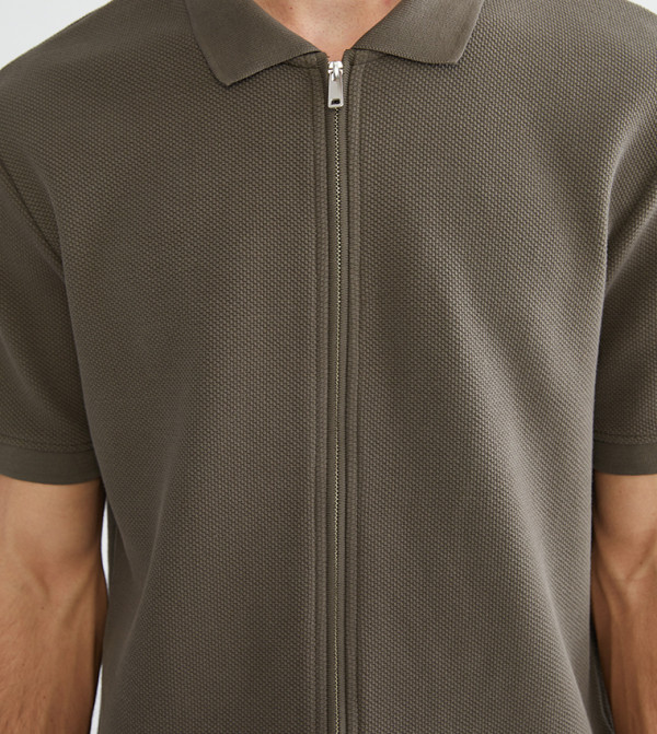 LC Waikiki  Short Sleeves - Khaki Short Sleeves