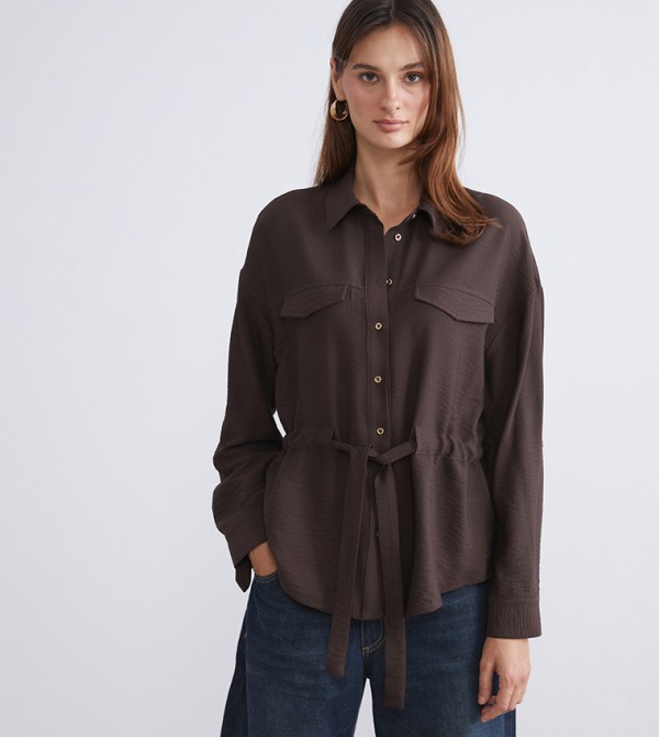 LC Waikiki  Shirts - Brown Shirts