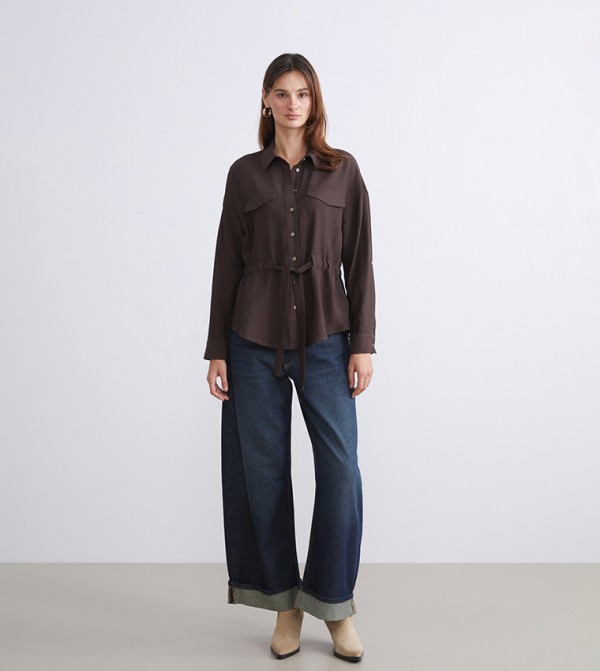 LC Waikiki  Shirts - Brown Shirts