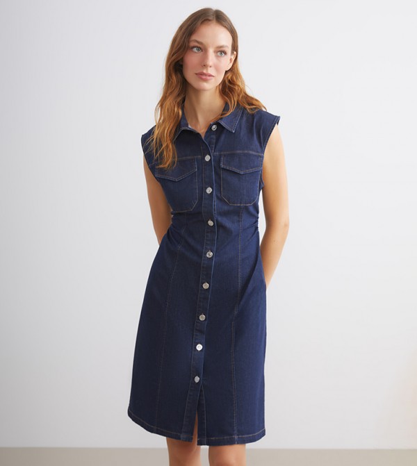 LC Waikiki LC Waikiki - Blue Mini Dresses