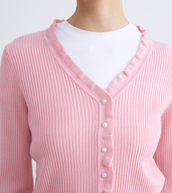 LC Waikiki  Sweaters & Cardigans - Pink Cardigans