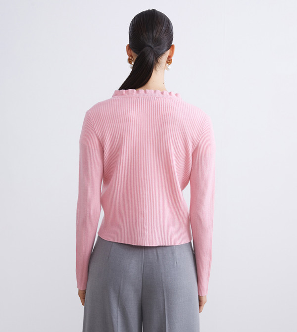 LC Waikiki  Sweaters & Cardigans - Pink Cardigans