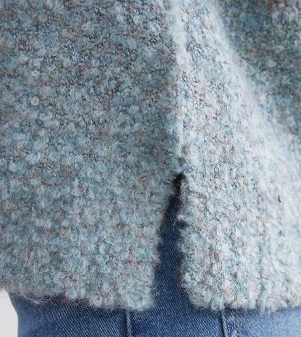 اٍل سي واي كيكي  سترات و كارديغانات - أزرق Turtle neck Sweaters