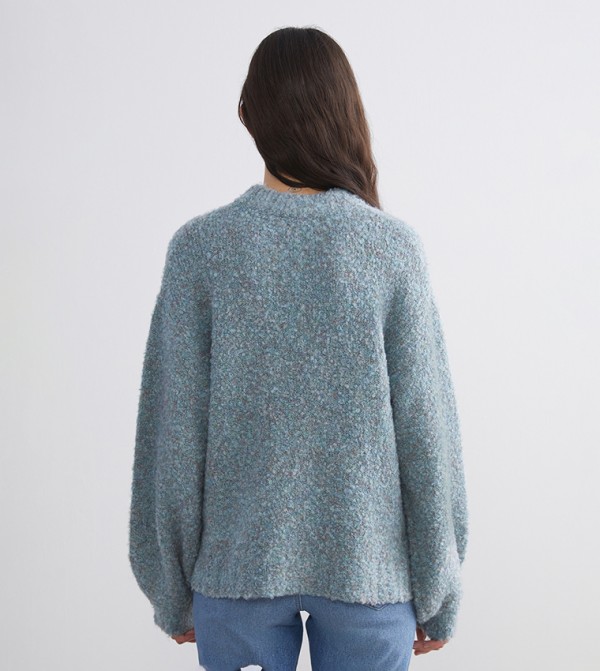 اٍل سي واي كيكي  سترات و كارديغانات - أزرق Turtle neck Sweaters