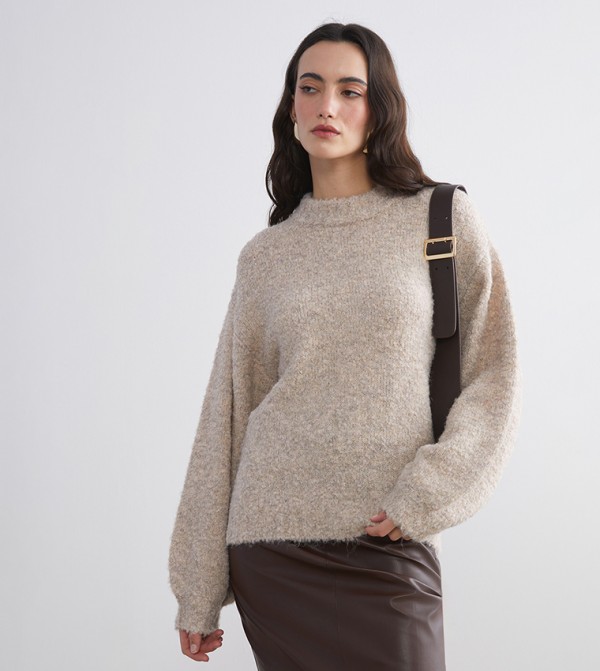 LC Waikiki LC Waikiki - Beige Turtle neck Sweaters