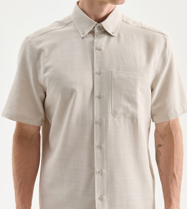 LC Waikiki  Short Sleeves - Beige Short Sleeves