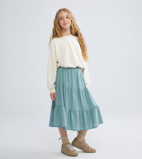 اٍل سي واي كيكي  ملابس سفلية - أخضر التنانير والفواصل