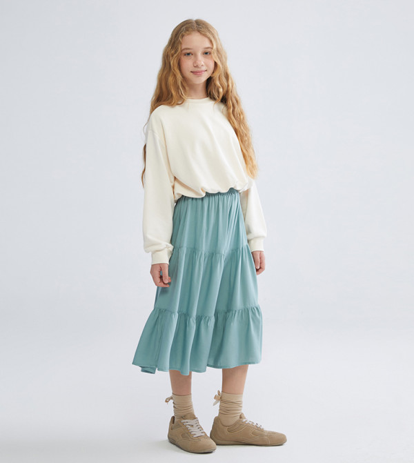 اٍل سي واي كيكي  ملابس سفلية - أخضر التنانير والفواصل