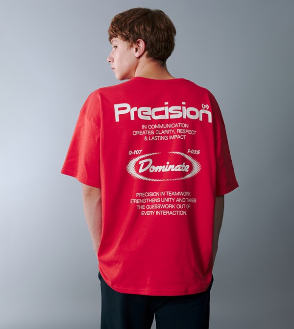 LC Waikiki LC Waikiki - LIGHT RED Round Neck T-Shirts