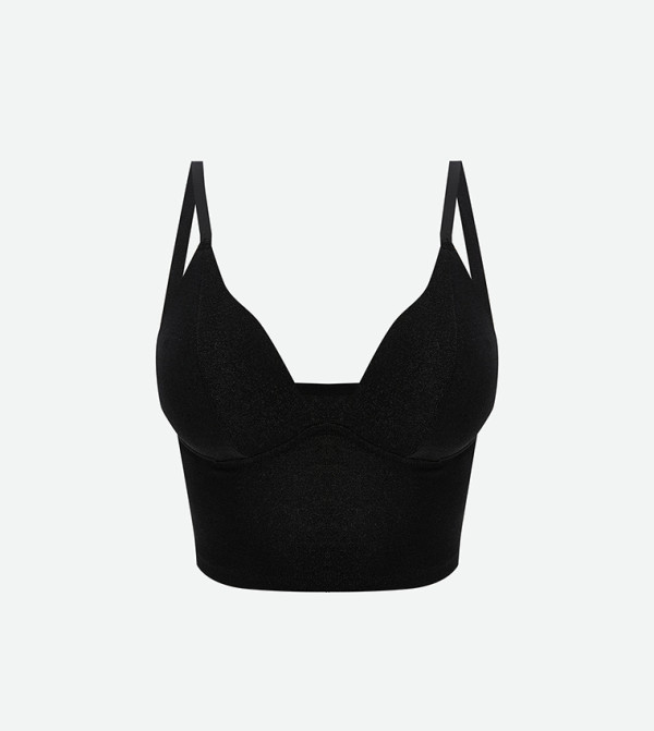 اٍل سي واي كيكي  لانجري - أسود صدرياات