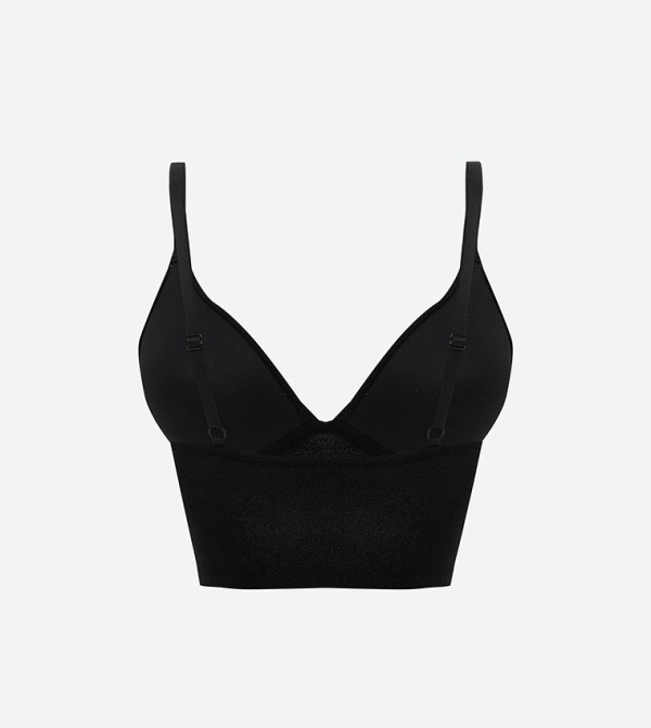 اٍل سي واي كيكي  لانجري - أسود صدرياات