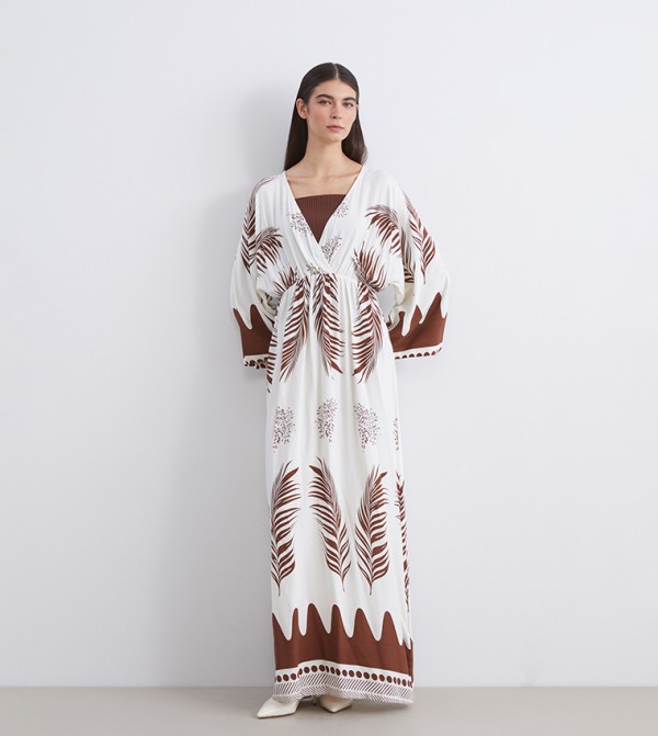 LC Waikiki  Dresses - Brown Maxi Dresses