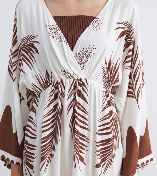 LC Waikiki  Dresses - Brown Maxi Dresses