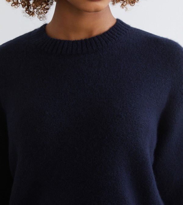 LC Waikiki LC Waikiki - Navy Round Neck Sweaters