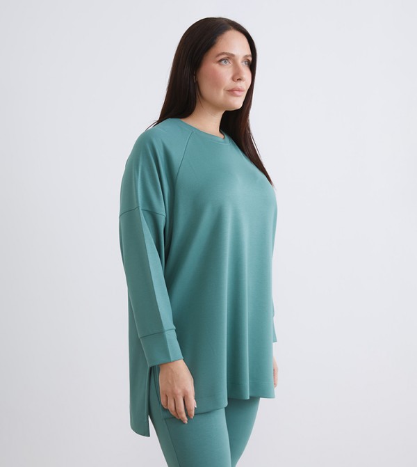 LC Waikiki LC Waikiki - Teal Sweatshirts