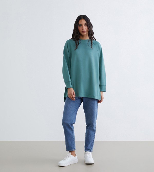 LC Waikiki LC Waikiki - Teal Sweatshirts