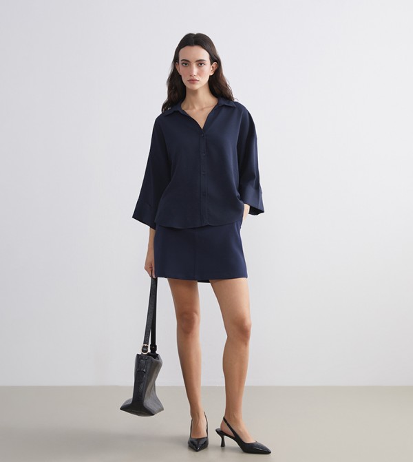 اٍل سي واي كيكي  قمصان - كحلي قمصان